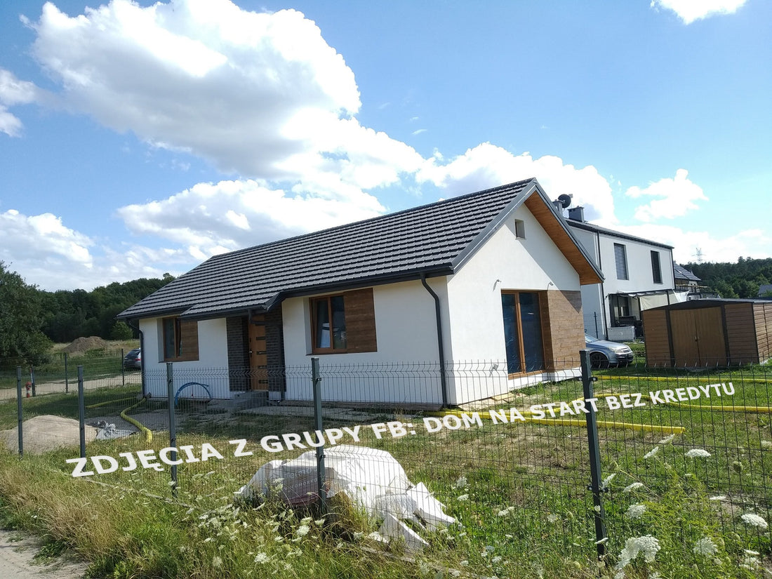 Mały, prosty w budowie dom do 80m2 czyli Dom na start bez kredytu 63m2