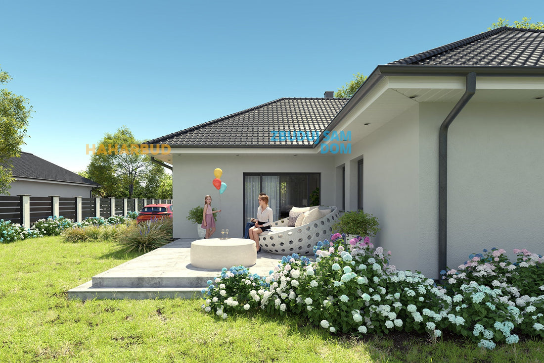 Dom w kształcie litery L do 150m2. Idealny dla rodziny. Zobacz projekt!