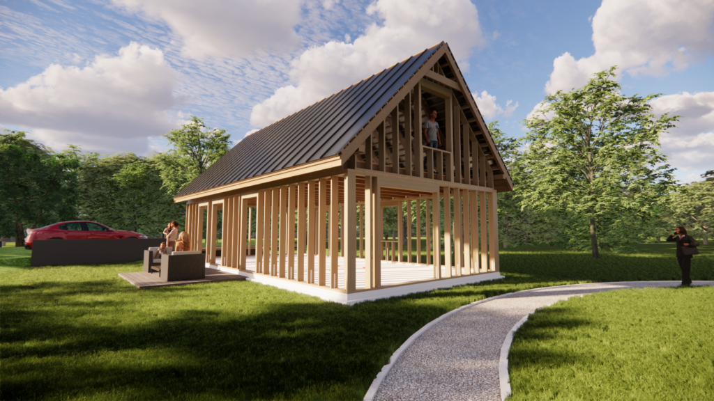 Polski ład 70m2 projekt szkieletowy bez pozwolenia