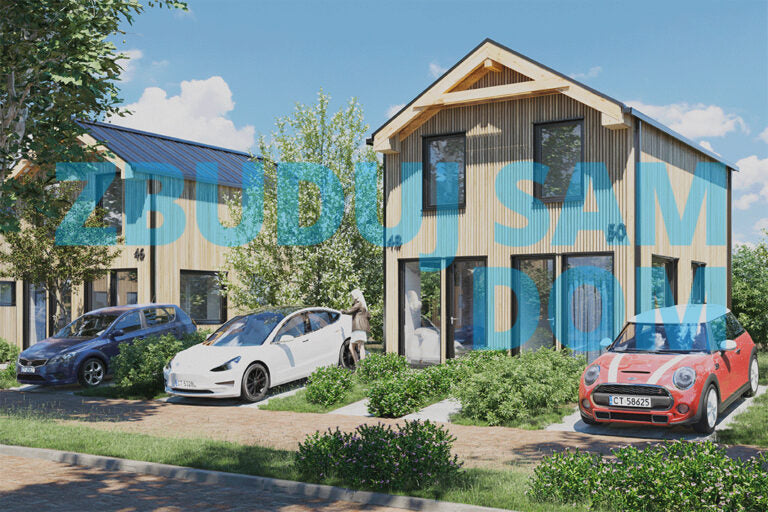 Projekt bliźniaka 35m2 bez pozwolenia