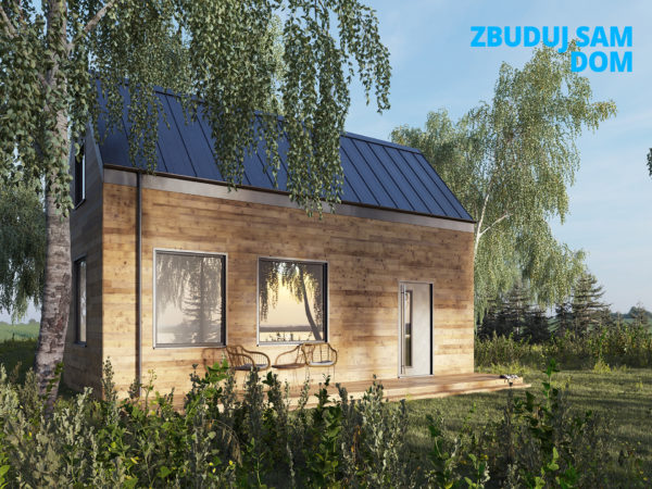 Projekt Domu stodoła 35m2 bez pozwolenia