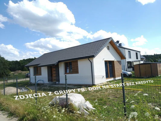 Mały, prosty w budowie dom do 80m2 czyli Dom na start bez kredytu 63m2