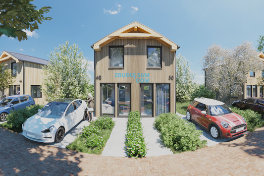 Budowa murowanego domku 35 m² na działce ROD.