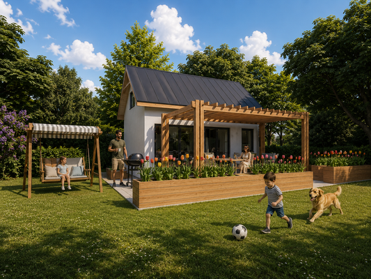 Domek na działce ROD z ogrodem – koszty utrzymania działki, prądu i wody.