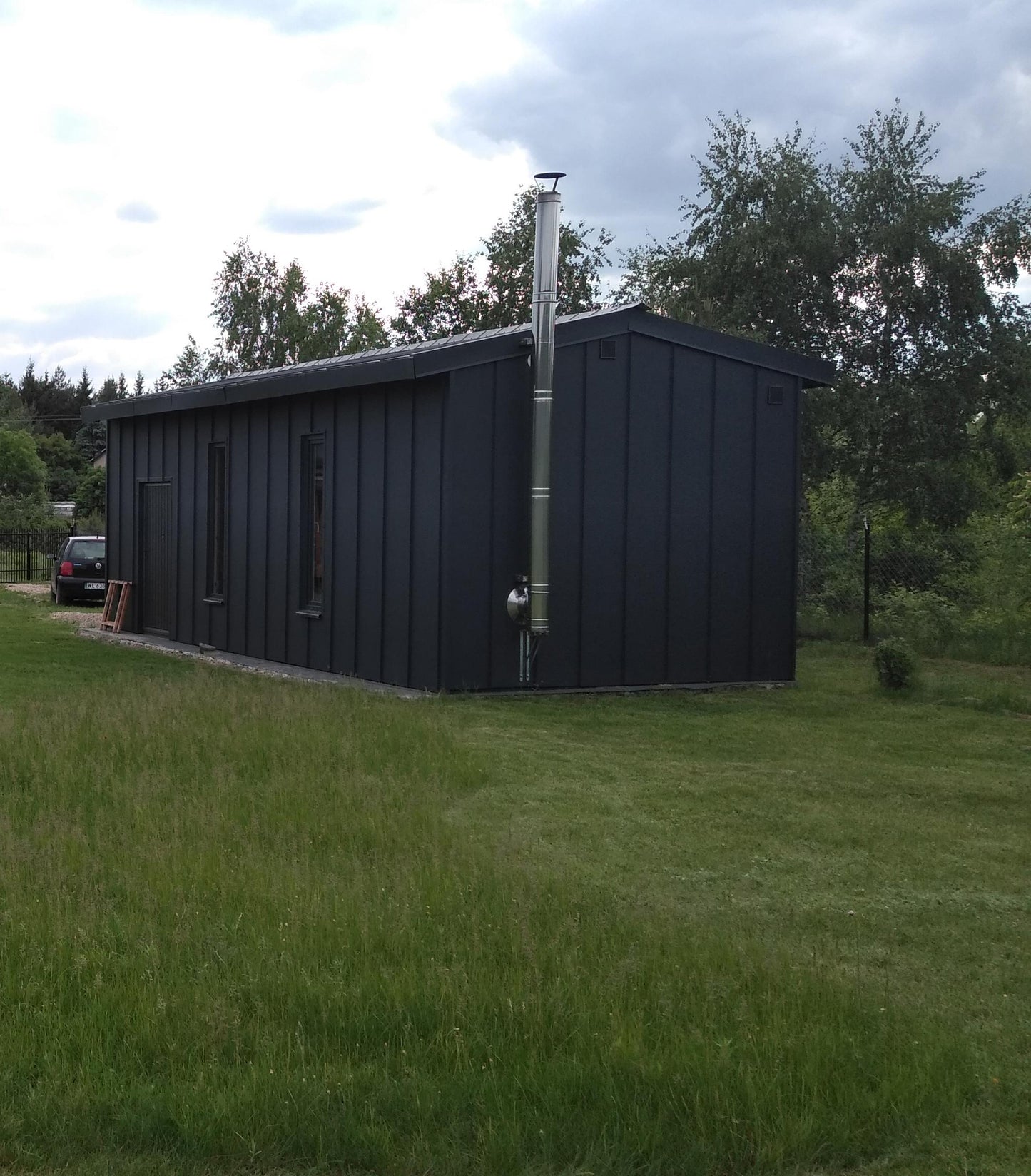 Projekt garażu 35m2 na zgłoszenie, projekt garaż, garaż bez pozwolenia na budowę