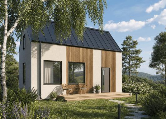 Projekt Domu stodoła 35m2 bez pozwolenia