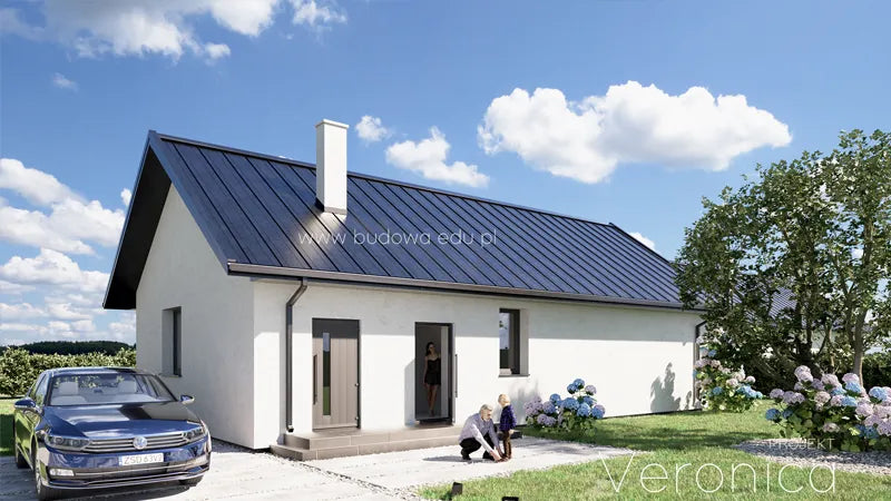 Projekt domu parterowego do 100m2, Veronica 87m2